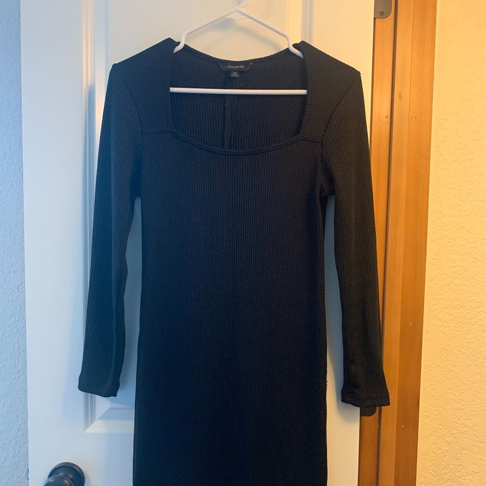 Banana Republic Sweater dress, black, size XS